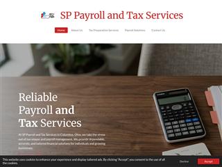 SP Payroll and Tax Services website preview