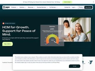 APS Payroll website preview