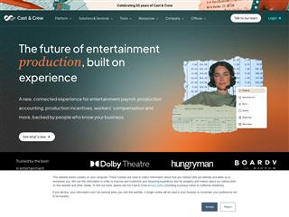 Cast & Crew website preview