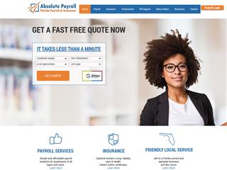 Absolute Payroll website preview