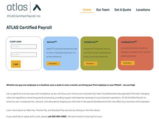 ATLAS Certified Payroll website preview