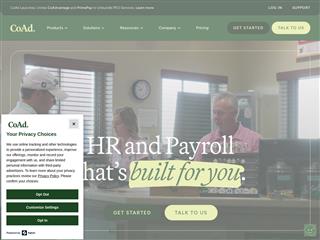 CoAd website preview