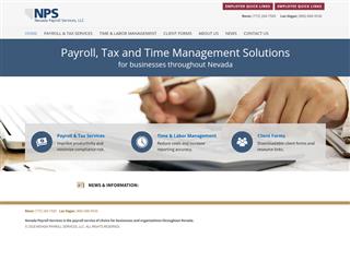 Nevada Payroll Services, LLC website preview